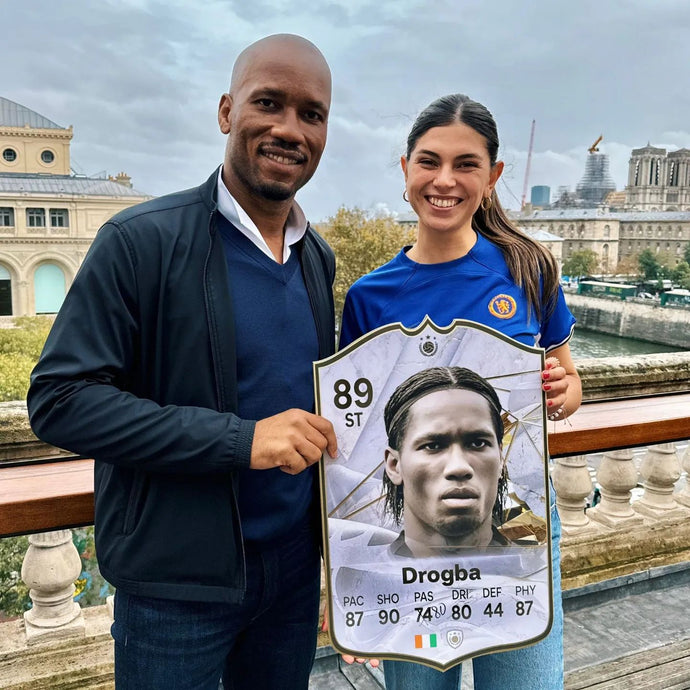Unieke Samenwerking: Celine Dept ontmoet voetballegende Didier Drogba