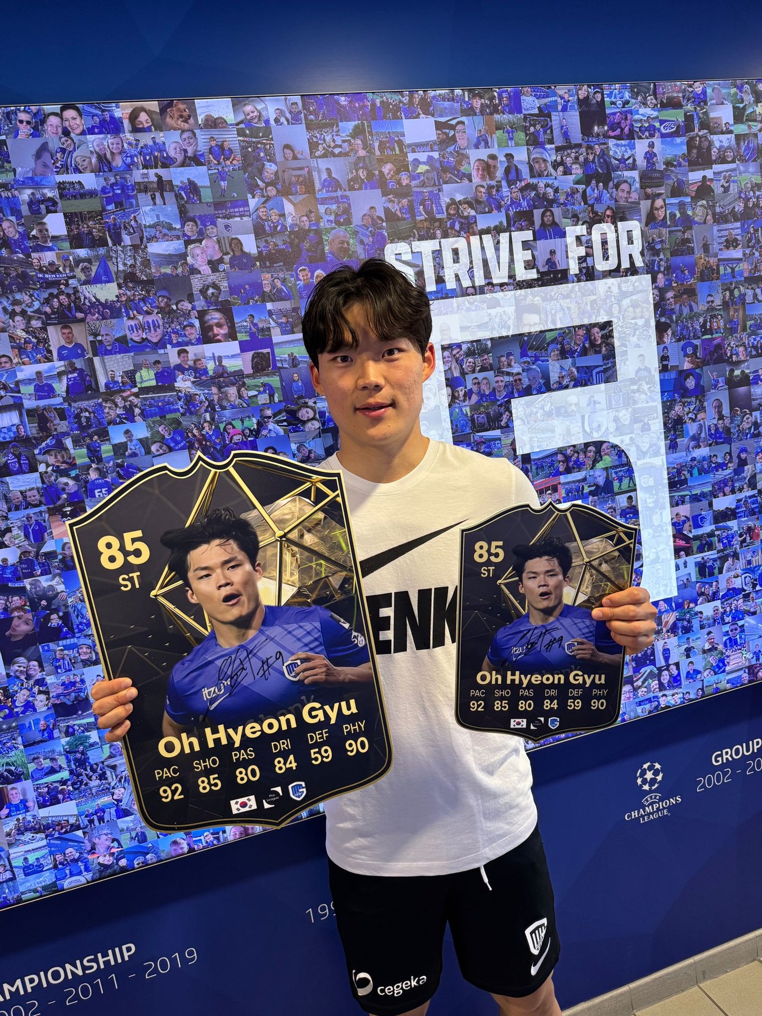 Tweede TOTW-kaart voor Racing Genk dit seizoen: Oh Hyeon Gyu blinkt uit