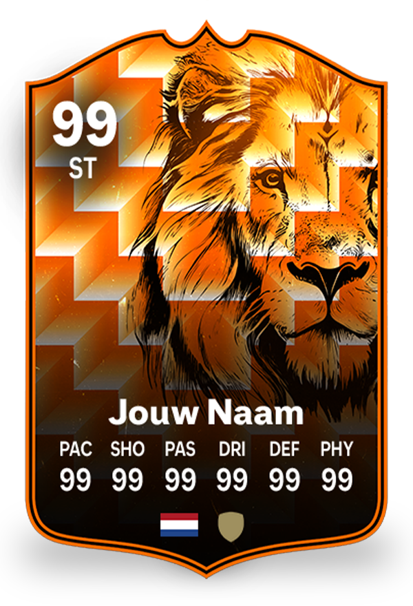 Nederlands Elftal - Eigen Fifa Kaart