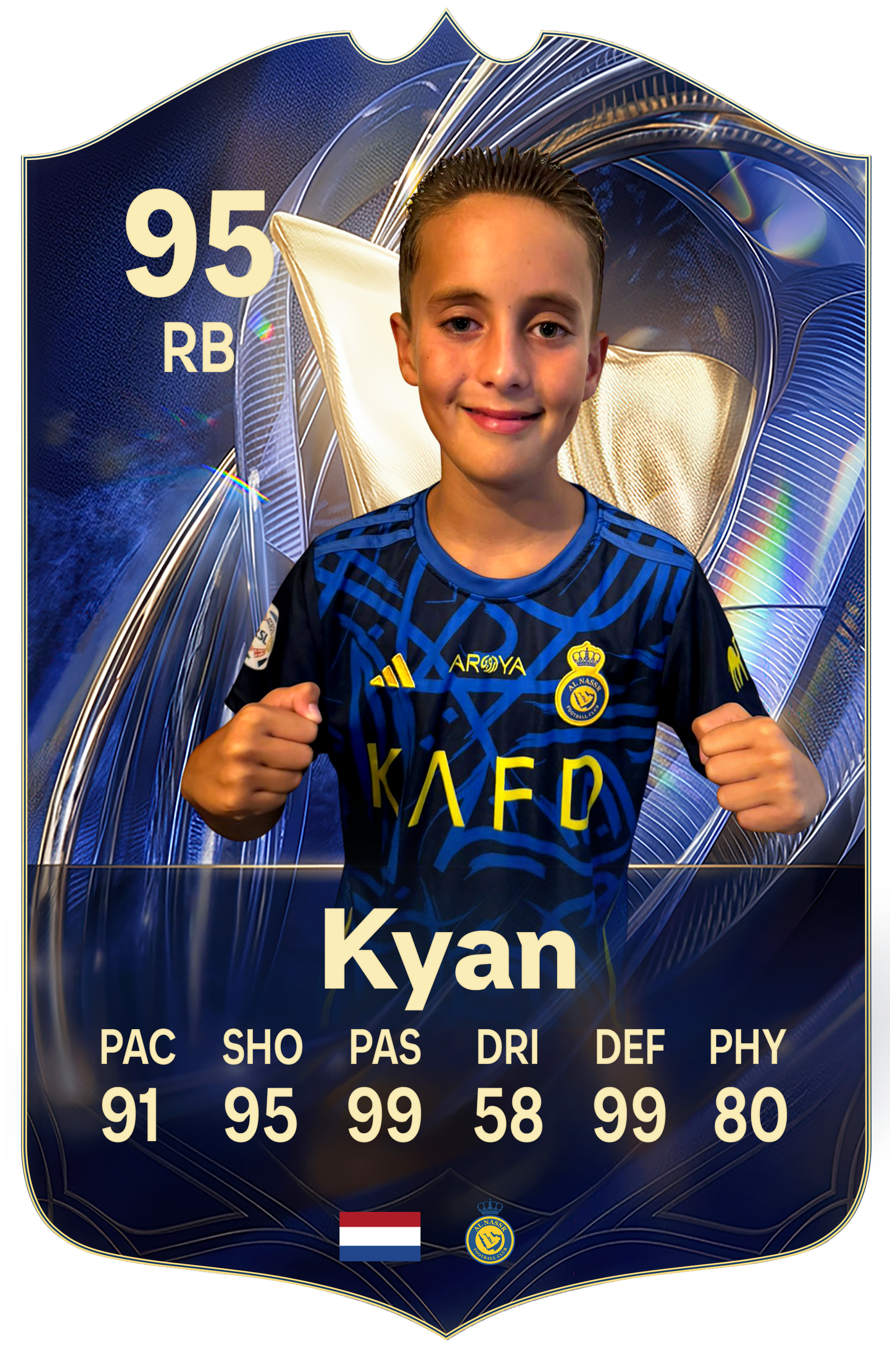 FC26 kaart TOTS - Eigen Fifa Kaart