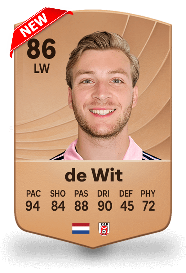 FC26 kaart brons standaard - eigen fifa kaart