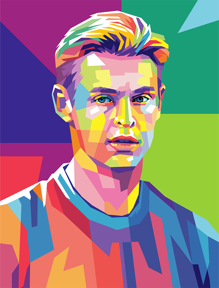 Pop Art Voetbalbord Frenkie