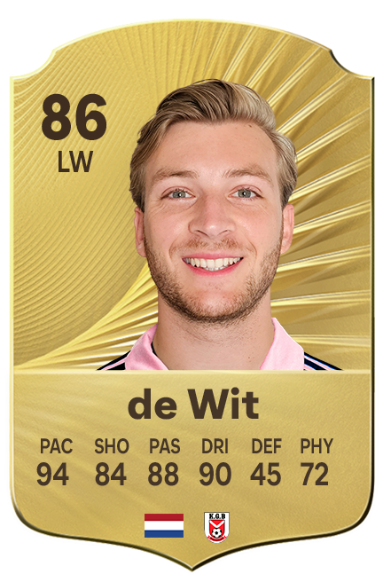 FC26 kaart goud - eigen fifa kaart