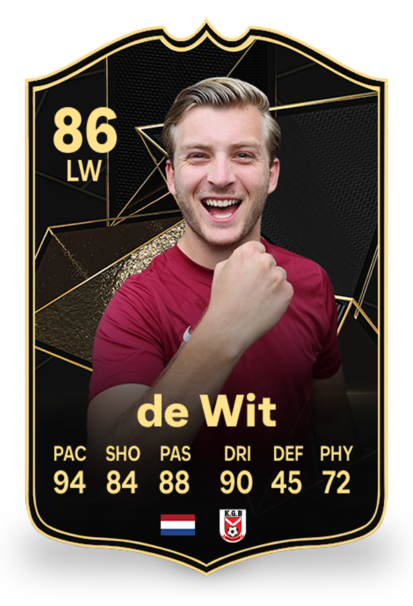 FC25 kaart TOTW - Eigen Fifa Kaart