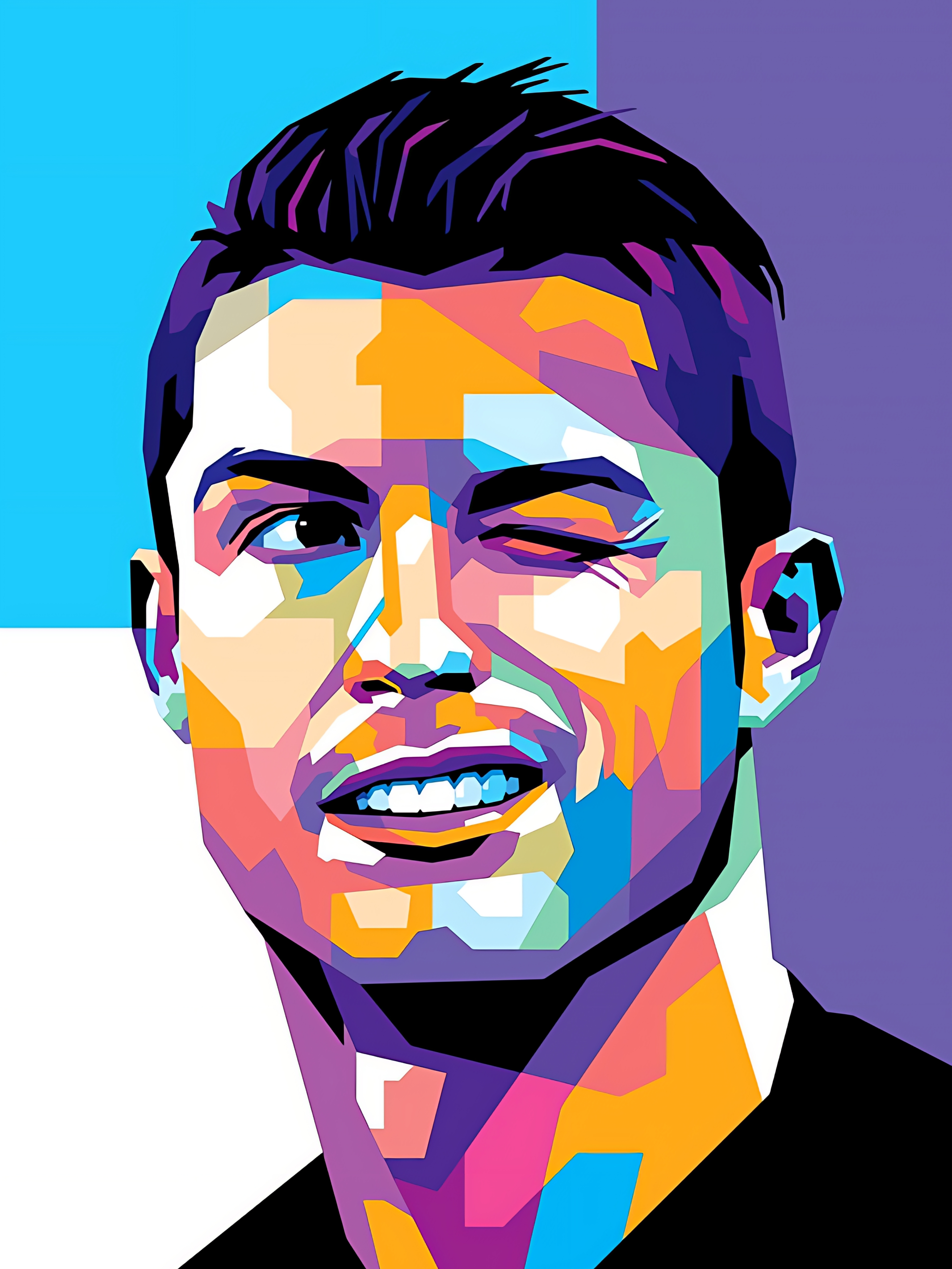 Pop Art Voetbalbord CR