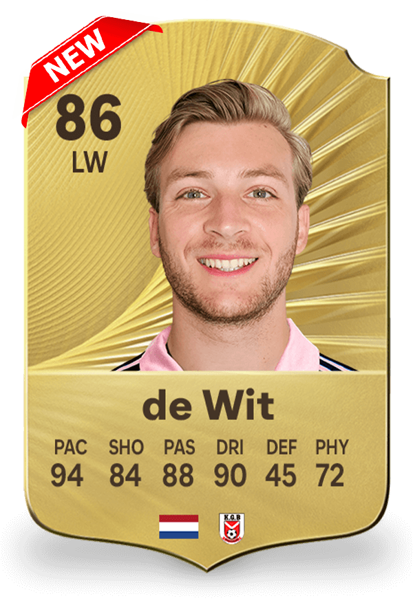 FC26 kaart goud - eigen fifa kaart