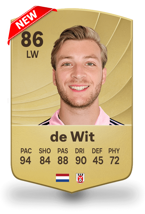 FC26 kaart goud standaard- eigen fifa kaart