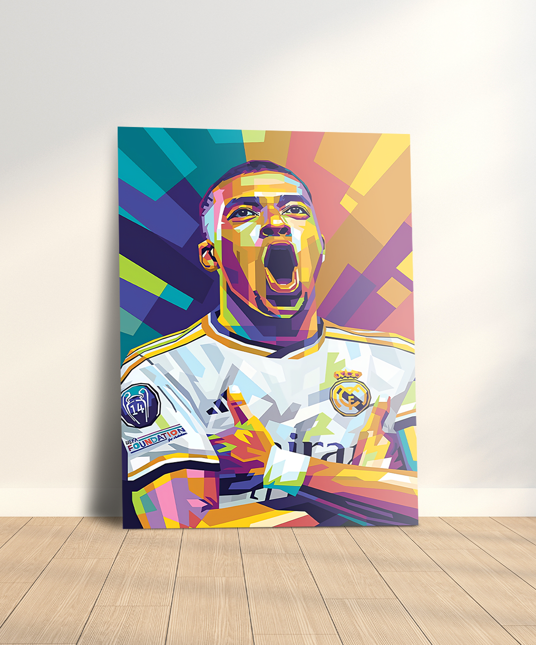 Pop Art Voetbalbord Killian