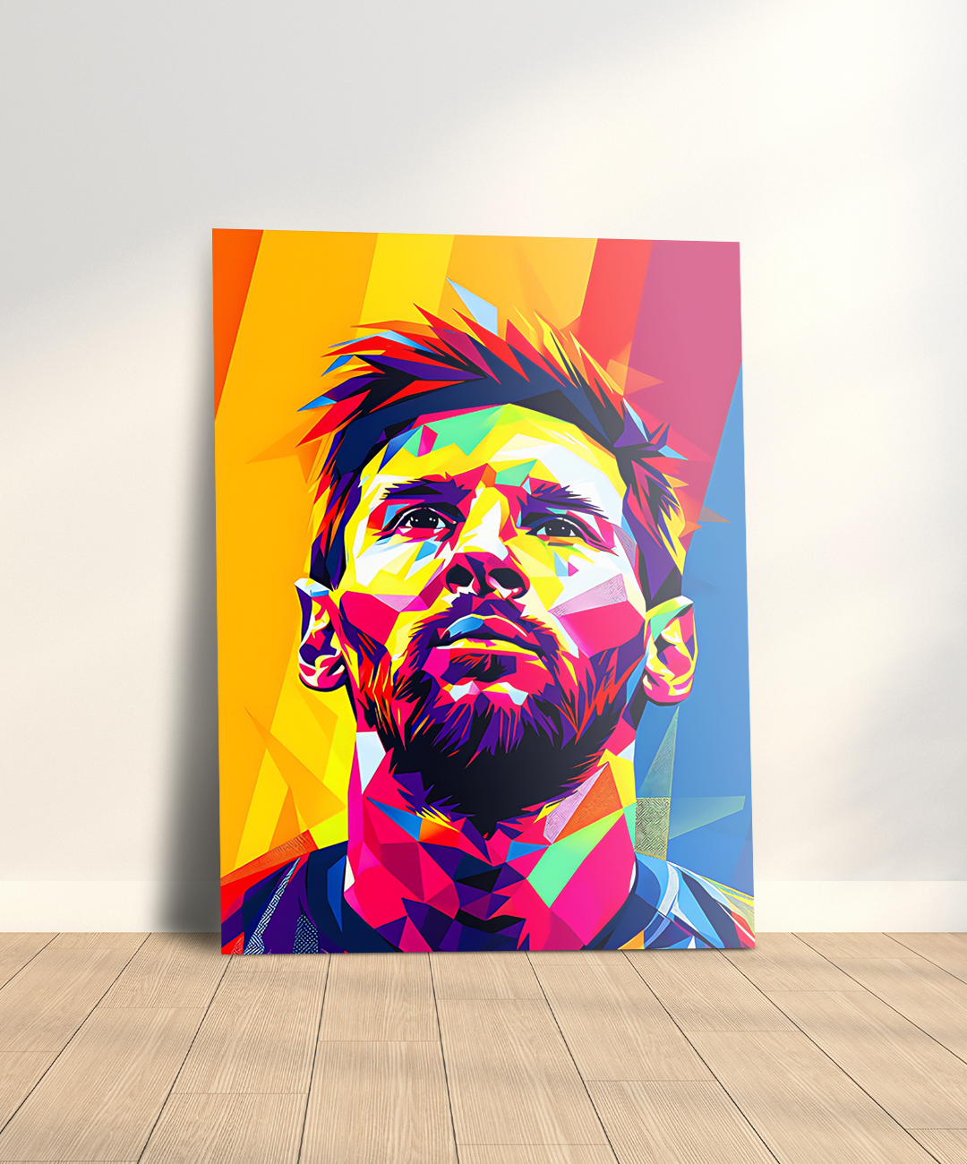 Pop Art Voetbalbord Lionel