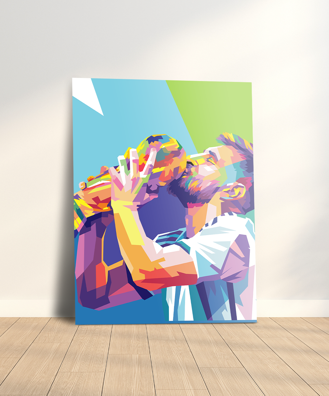 Pop Art Voetbalbord World Cup