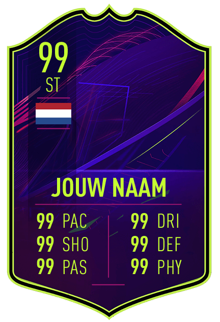 S22 Eigen FIFA Kaart OTW Clubactie - Eigen Fifa Kaart - Maak je eigen Fifa kaart